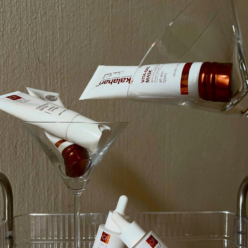 Kalahari and CF Ceuticals products used for facials at Akari Aesthetics